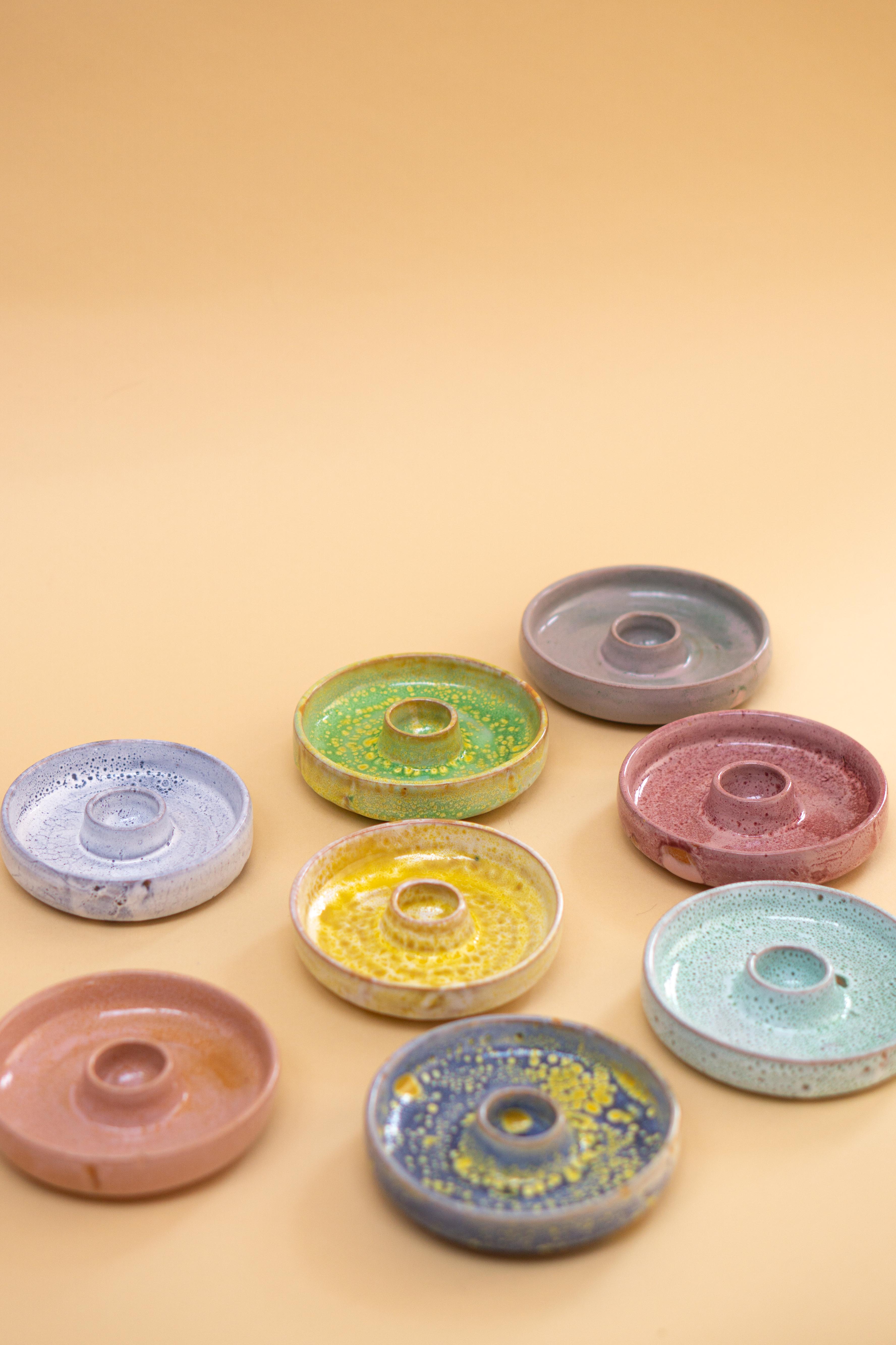 Ceramic candle holder