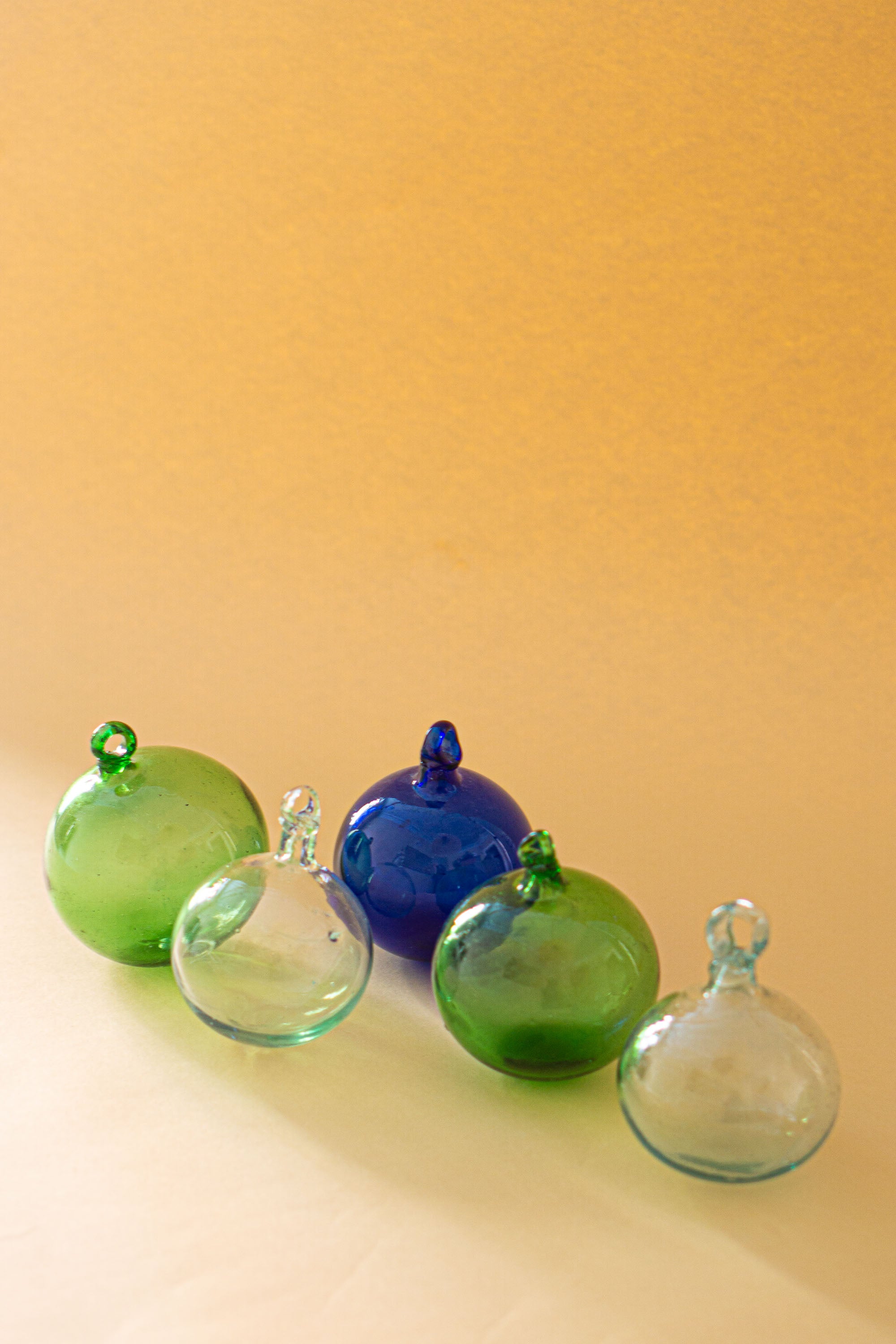 Mundblæst glaskugle