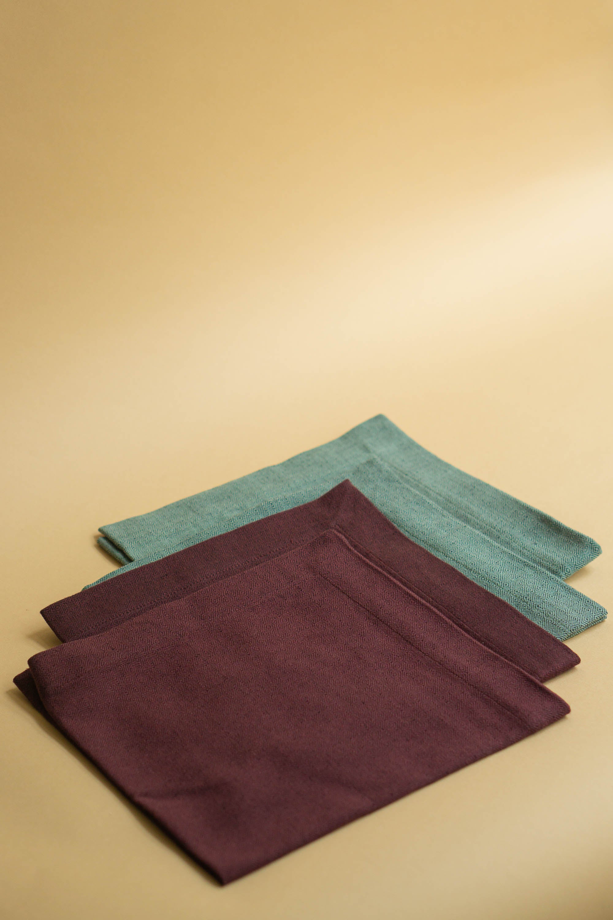 Handwoven fabric napkins