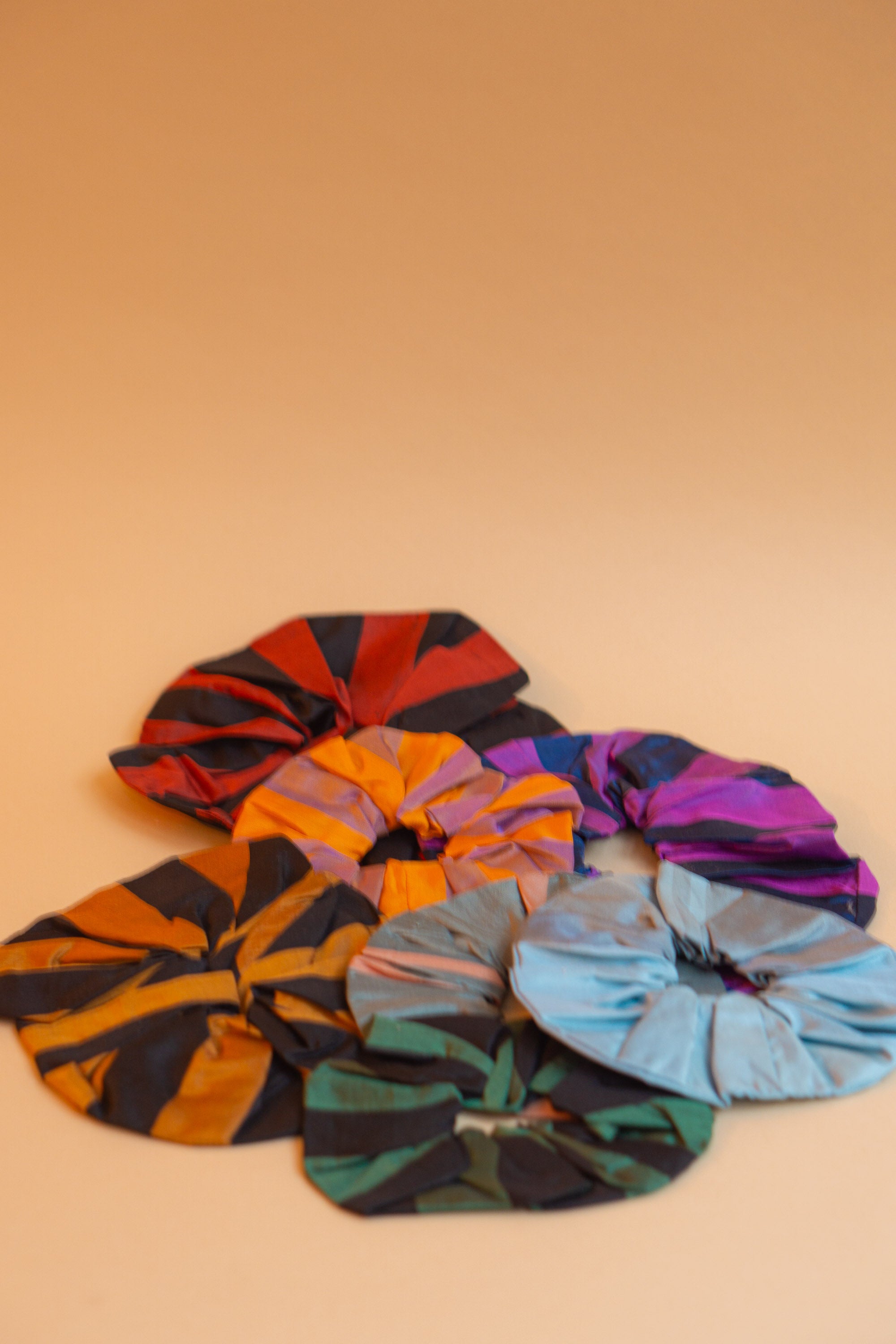 Silk hair elastics