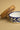Hand painted serving bowl with olive wood